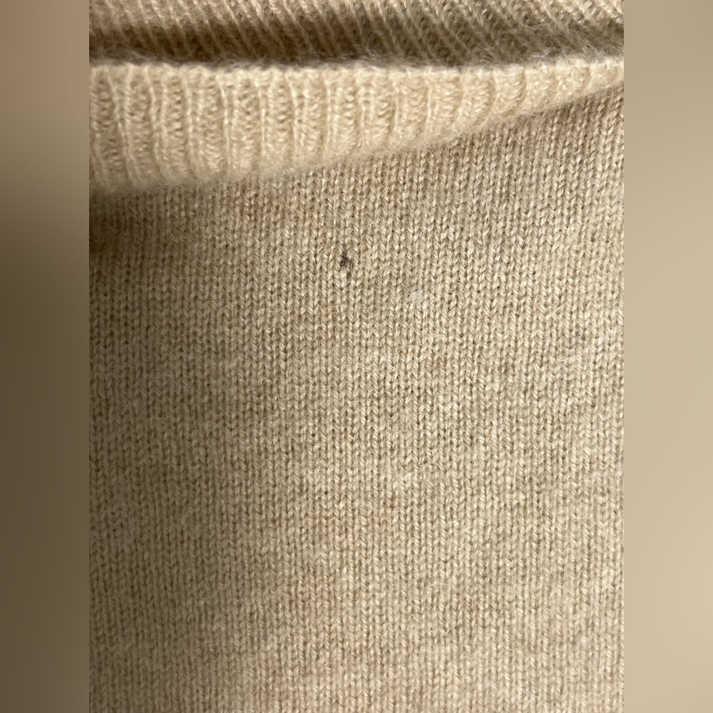 Charter Club Luxury Cashmere Sweater Tan Camel Turtleneck Size M Classic Preppy - Picture 9 of 14